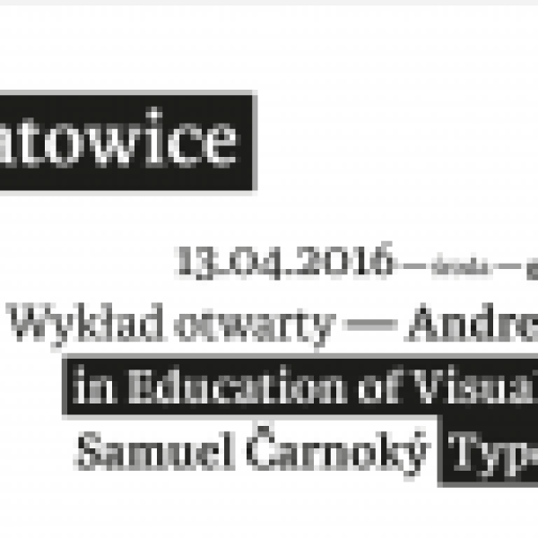 Košice — Katowice. Wykłady i warsztaty.