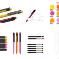 Projekt kolorystyki i obudowy długopisów