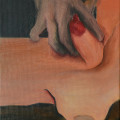 Hanna Górecka (II rok/M), Cykl kobiecy 2, olej na płótnie, 30 x 25 cm, 2020
