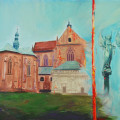 Kamil Maśnica (III rok/M), Klasztor Lubiąż, olej na płótnie, 100 x 70 cm, 2019