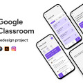 Karyna Krapiunitskaya Redesign aplikacji Google Clasroom 2023