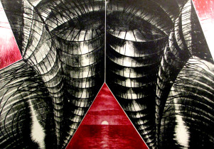 Demon ruchu 3,suchoryt, 60x80cm,1992
