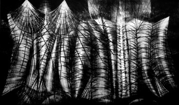Powierzchnia alternatywna 1, suchoryt,60x100cm,1991