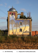 Droga przez wydmę piaszczystą, z cyklu A-Z (Gabloty edukacyjne, Andrzej Tobis, 2016