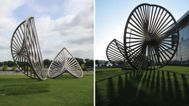 2011 - TRANSMUTATIO, Malta, Poznań; stal nierdzewna; wysokość 800cm