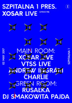 Artur Oleś, Xosar Live, 100x70, Druk Cyfrowy, 2017