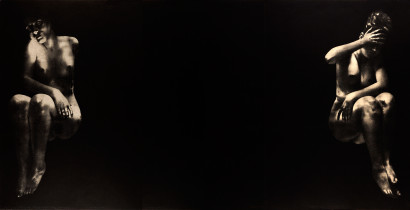 Skąd przychodzimy, Kim jesteśmy, Dokąd idziemy - Kobieta VII, wklęsłodruk, Dorota Nowak, 2008 rok