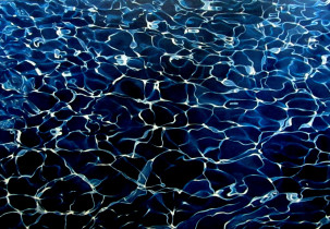 Łukasz Zaręba,  Gorzkie Wody,  olej na płótnie, 2014 