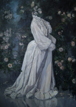 Lena Achtelik, bez tytułu, olej na płótnie, 2015