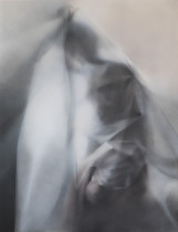 Darya Hancharova, Fotoplastikon osobowości 6, akryl na płótnie, 100 x 120 cm, 2019