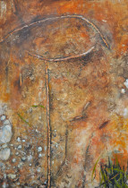 Anna Puszczewicz, Landart 1, olej na płótnie, 70 x 50 cm, 2011