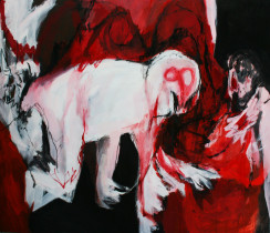 Julia Świtaj, bez tytułu, olej na płótnie, 2019 