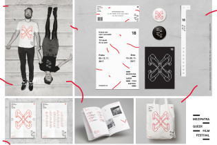 Libor Stuchlik (Erazmus / Univerzita Tomáše Bati ve Zlíně)- identyfikacja wizualna festiwalu Mezipatra Queer Film Festival