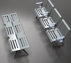 Meble ze stali, projekt dla Komserwis