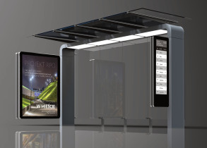 Projekt przystanku komunikacji miejskie dla Komserwis