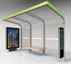 Projekt przystanku komunikacji miejskie dla Komserwis
