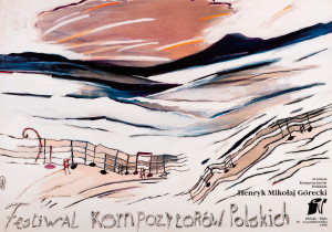 Festiwal Kompozytor&oacute;w Polskich. Henryk Mikołaj G&oacute;recki, offset, 1996 r.