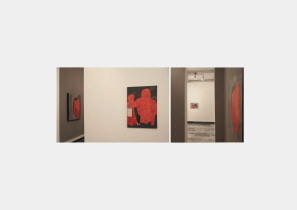 Widok wystawy, Nie maluje pejzaży, Miejska Galeria Sztuki w Łodzi, 2014