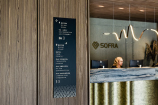 Projekt Systemu Informacji wizualnej w hotelu SOFRA w Mielnie