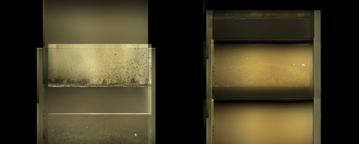 Zawidziane w yellow space_druk cyfrowy_200x80cm_2009