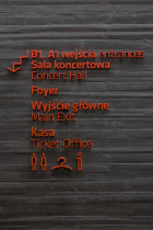 System Informacji w budynku NOSPR w Katowicach, Justyna Kucharczyk, Agnieszka Nawrocka, 2014 rok