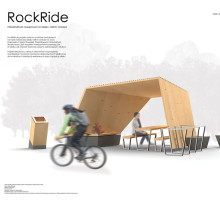 Kinga Mazanek. Stanowisko przy trasach rowerowych