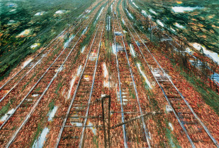 Z cyklu: "Poza horyzont", 2003, olej, 190 x 280 cm