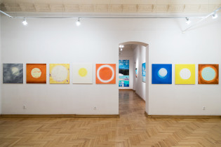 "Przepływ Flow", 2020, widok wystawy, Pałac Schoena Muzeum w Sosnowcu