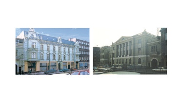 Projekt renowacji i kolorystyki elewacji kamienicy przy ul. Warszawskiej 5 i 7 / Manuel Sabalczyk / 1990