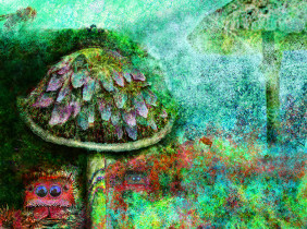 Dagmara Cieślica, Habitat, Druk cygrowy, 70 x 52cm, 2015