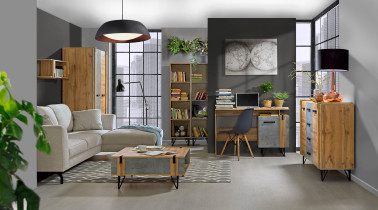 Projekt zestawu mebli dziennych LOFTER, producent: Dolmar