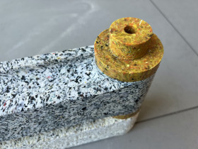 Projekt modułowych mebli miejskich - detal prototypu