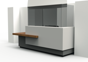 Projekt lady recepcyjnej dla MCK w Krakowie