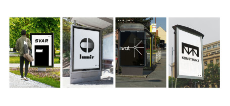 znaki graficzne dla Fabryki Pełnej Życia, Małgorzata Fica, Julia Piwowarska, Katarzyna Pilarczyk, Marta Milej