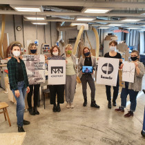 znaki graficzne dla Fabryki Pełnej Życia, Małgorzata Fica, Julia Piwowarska, Katarzyna Pilarczyk, Marta Milej