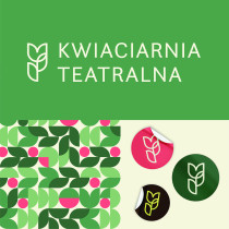 Projekt tożsamości wizualnej Kwiaciarni Teatralnej, Natalia Lach, 2022