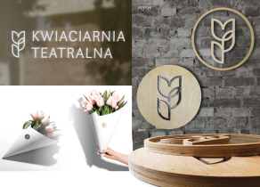 Projekt tożsamości wizualnej Kwiaciarni Teatralnej, Natalia Lach, 2022