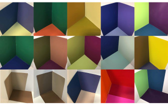 eksperymenty kolorystyczne - zmiana barwy w zależności od kierunku padania światła