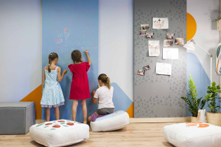 aranżacja wnętrza świetlicy środowiskowej w Katowicach