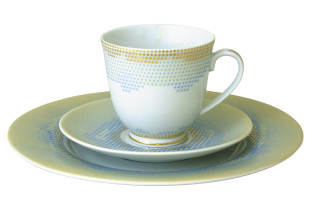 projekt wzoru graficznego - seria muzyczna Kasprowicz filiżanki Porcelana Bogucice