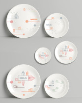 ozdobne talerze śląskie