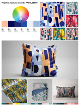 projekt wzoru graficznego - tekstylia