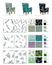 projekt wzoru graficznego - tekstylia