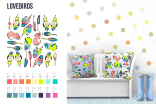 projekt wzoru graficznego - tekstylia