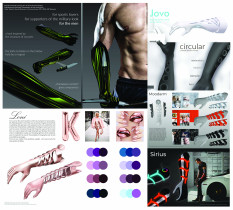 projekty kolorystyki protez dla firmy Glaze