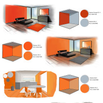 Kolor Roku. Analiza kolorystyki i wykończenia dowolnej grupy produktów materiałów