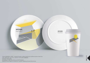 Projekt kolorystyki i aplikacji graficznej na wybrany zestaw ceramiczny  - kompozycja talerzy okolicznościowych