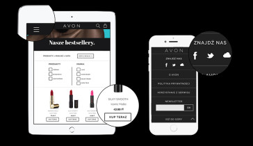 Redesign strony &mdash; AVON, Magdalena Nedyńska i Julia Polok