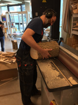 Obrabianie klocka drewnianego