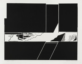 z cyklu "Bloki", linoryt, 1987